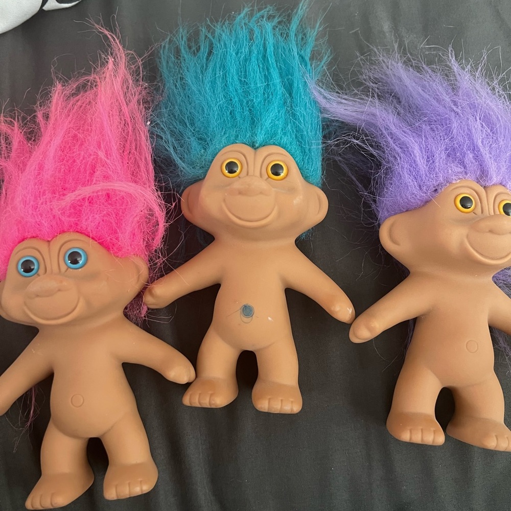 1991 TNT troll doll trio